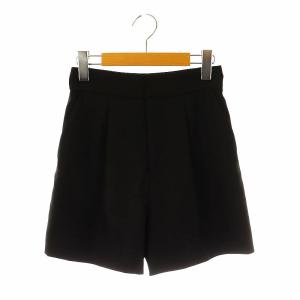 24SS タックショートパンツ ジッパーフライ 36 ブラック