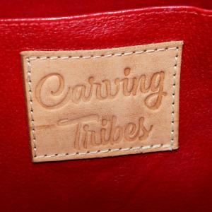 CARVING TRIBES ルナ Luna ハンドバッグ レザー 赤 レッド /AN36 OF