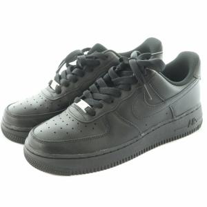 NIKE WMNS AIR FORCE 1 07 25.5cm ブラック DD8959-001 OS