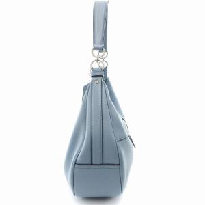 COACH F38250 ワンハンドルバッグ ショルダー 2WAY レザー 水色 ライトブルー /UO