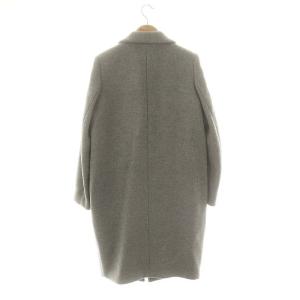 ENFOLD ウール チェスターコート ロング 38 杢グレー