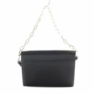 BIGOTRE HANDY LETTER ハンドバッグ ショルダーバッグ 2way レザー 黒 ブラック /AN7 OF