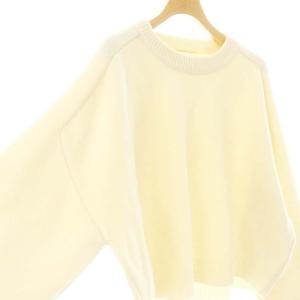 Deuxieme Classe 23AW ミドルゲージ プルオーバー ニット アイボリー