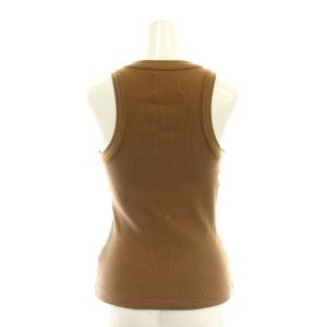 CITIZENS OF HUMANITY ISABEL RIB タンクトップ リブ XS 茶 /HK OS