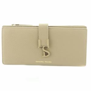 24SS マットアイコン 長財布 レザー ベージュ OS