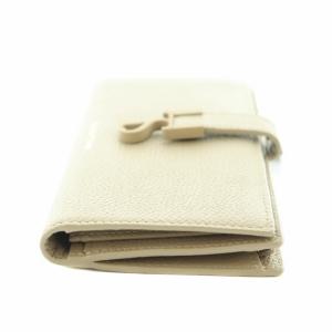 Samantha Thavasa 24SS マットアイコン 長財布 レザー ベージュ OS