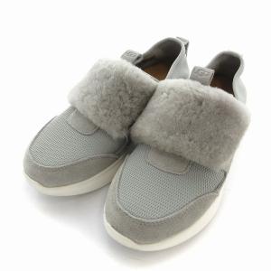 UGG australia ピコ Pico スニーカー スリッポン 1101012 ファー US5 22cm グレー /EA OF