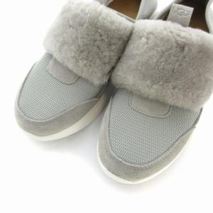UGG australia ピコ Pico スニーカー スリッポン 1101012 ファー US5 22cm グレー /EA OF