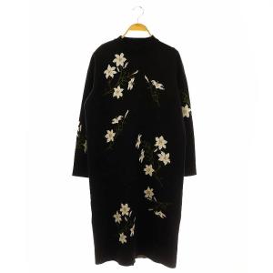 24AW リリーラメジャガードニットワンピース M ブラック