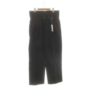 24SS 望月律子コラボ 大人の美デニムパンツ ジーンズ ワイド ジッパーフライ 15 ネイビー /DO