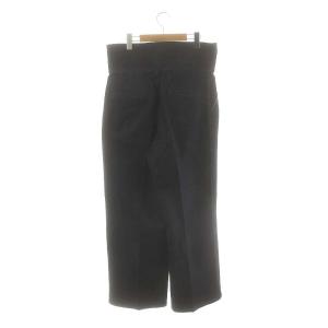 INED 24SS 望月律子コラボ 大人の美デニムパンツ ジーンズ ワイド ジッパーフライ 15 ネイビー /DO