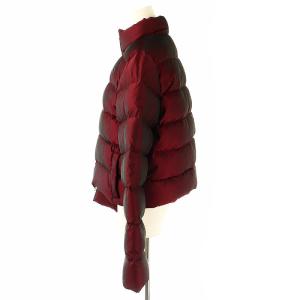 ETRO スタンドカラーダウンジャケット アウター ジップアップ 42 ワイン /DF OS