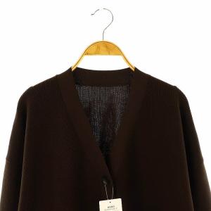 JOURNAL STANDARD relume 24AW ウォッシャブルストレッチニットVネックカーディガン F ブラウン