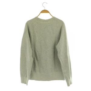 Acne Studios 13SS プリントスウェットプルオーバー トレーナー 長袖 フロッキー 刺繍 XS グレー /MY OS