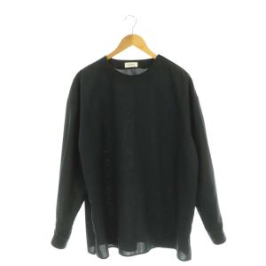 RERACS SIDE ZIP PULLOVER SHIRTトップ カットソー 長袖 46 紺 /HK