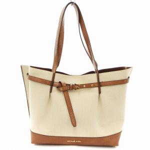 エミリア トートバッグ キャンバス ベージュ 茶 ブラウン /UO