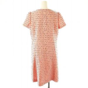 M'S GRACY Pink Tweed One-piece ワンピース 膝丈 半袖 40 ピンク