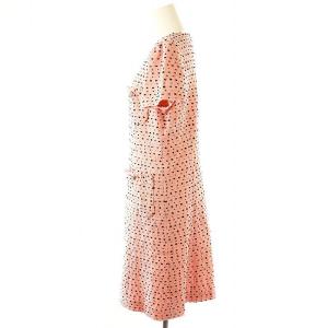 M'S GRACY Pink Tweed One-piece ワンピース 膝丈 半袖 40 ピンク