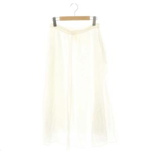 ラミー フレアスカート ロング F 白 /HK OS