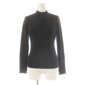 22AW FILMS TURTLENECK タートルネックニット カットソー シルク混 M ダークネイビー