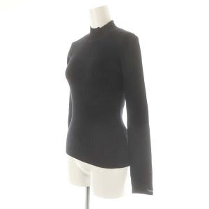 TOCCA 22AW FILMS TURTLENECK タートルネックニット カットソー シルク混 M ダークネイビー