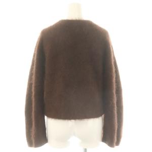 ESTNATION 24AW  ピュアファーカシミヤ カーディガン F ブラウン