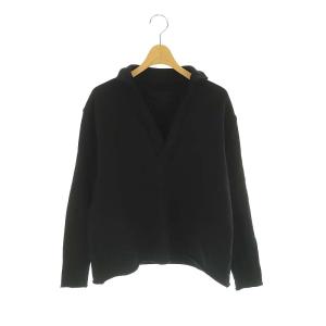 LAB510TF ポップオーバー ヘンリー スウェット カットソー スキッパー XS 黒 /MI OS