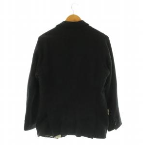 Paul Harnden 2Bウールリネンジャケット M ブラック