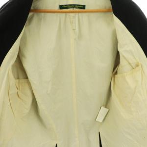 Paul Harnden 2Bウールリネンジャケット M ブラック