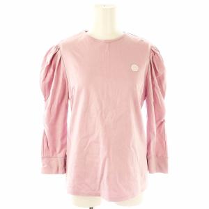 GRACE SHOULDER TEE カットソー 長袖 38 ピンク