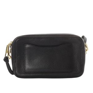 MARC JACOBS THE スナップショット クロスボディ ショルダーバッグ ワンショルダー 斜め掛け レザー ブラック M0014591