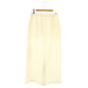 ADORE 24年製 スキューバジャージースカート タイト ロング 38 オフホワイト /DF OS SH