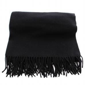 Acne Studios マフラー ストール 大判 フリンジ ウール 黒 ブラック