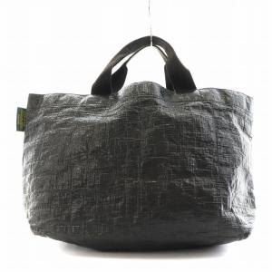Hervé Chapelier マルシェバッグ M ハンドバッグ トートバッグ ナイロン 黒 ブラック 2012PP /AN2 OF