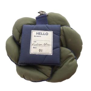 MADISONBLUE CORSAGE QUILTING コサージュ フラワー チャーム ショッパー キルティング ナイロン バイカラー 01 S