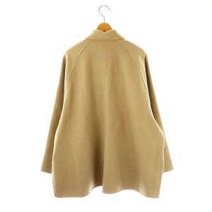IENA 24AW スーパー160ダブルフェイスショートコート 38 ベージュ