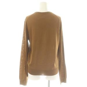 IENA 24AW 18Gプレーンクルーネックプルオーバー ニット セーター 長袖 薄手 茶