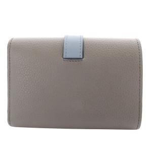 LOEWE 財布 三つ折り ウォレット アナグラム PEARL-GREY C660S86X01