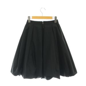 FOXEY NEW YORK 24902 バルーンスカート フレアスカート 膝丈 40 ブラック