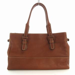 ハンドバッグ トートバッグ 肩掛け レザー 茶 ブラウン /EA OF