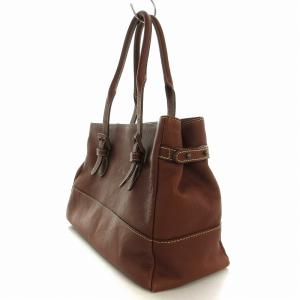 Kitamura ハンドバッグ トートバッグ 肩掛け レザー 茶 ブラウン /EA OF