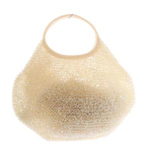 ANTEPRIMA ラウンド ワイヤーバッグ ハンドバッグ アイボリー