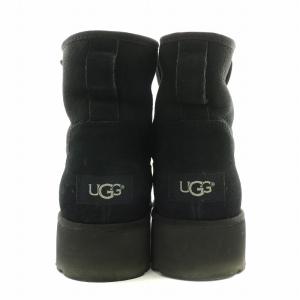 UGG australia Kristin クリスティン クラシックブーツ ショート 厚底 スエード US7 黒 ブラック 1012497