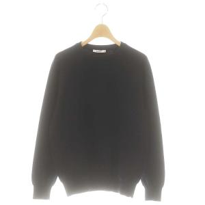 12G天竺2重編みクルーネックニット セーター 長袖 2 ネイビー /DO OS SH