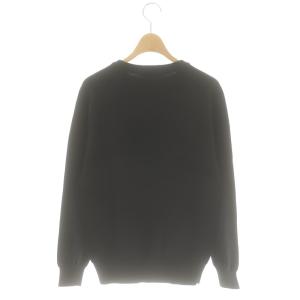 SLOANE 12G天竺2重編みクルーネックニット セーター 長袖 2 ブラック /DO OS SH