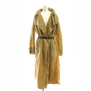 ナイロン スプリングロングコート ポンチョ 羽織り 36 カーキ /KO OS SH