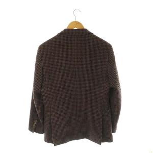 Paul Stuart 千鳥格子ウール2Bテーラードジャケット総裏地 シングル 46 紫 /HK OS