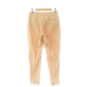 Salvatore Ferragamo ストレッチパンツ テーパード ジッパーフライ 38 オレンジベージュ /DO OS