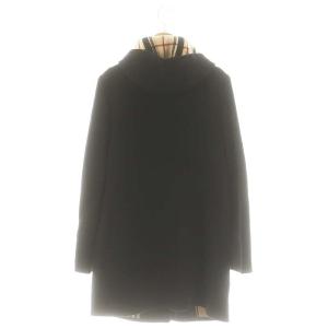 BURBERRY LONDON ダッフルコート アウター ロング 38 ブラック