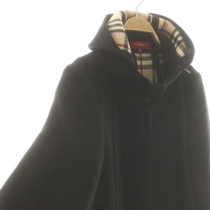 BURBERRY LONDON ダッフルコート アウター ロング 38 ブラック
